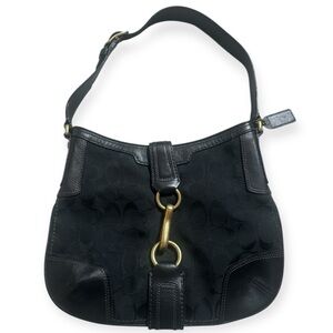Vintage Coach Hampton Signature Hobo Bag